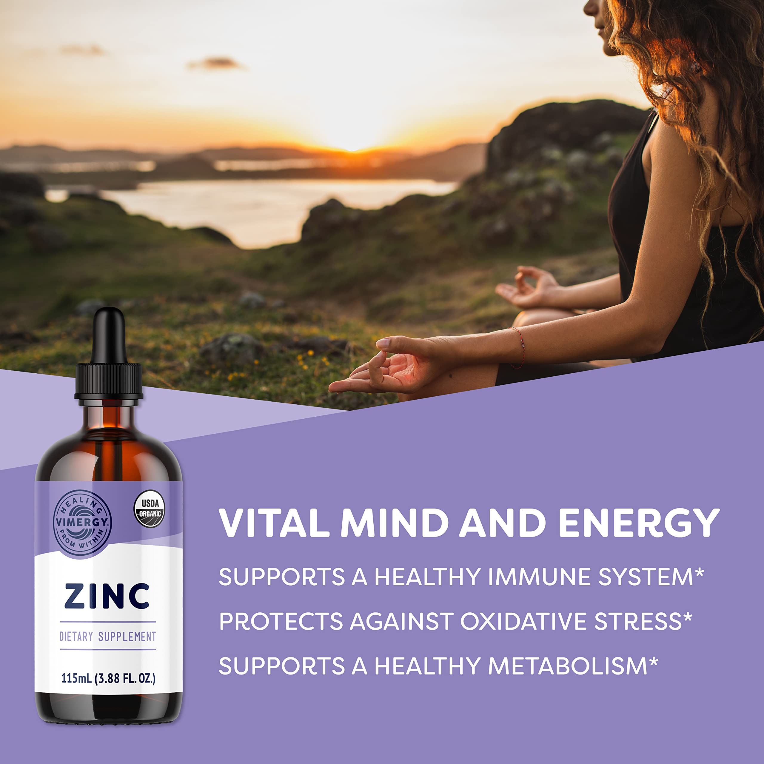 Vimergy Zinc (115mL) and Kids Zinc (55mL) - Bundle